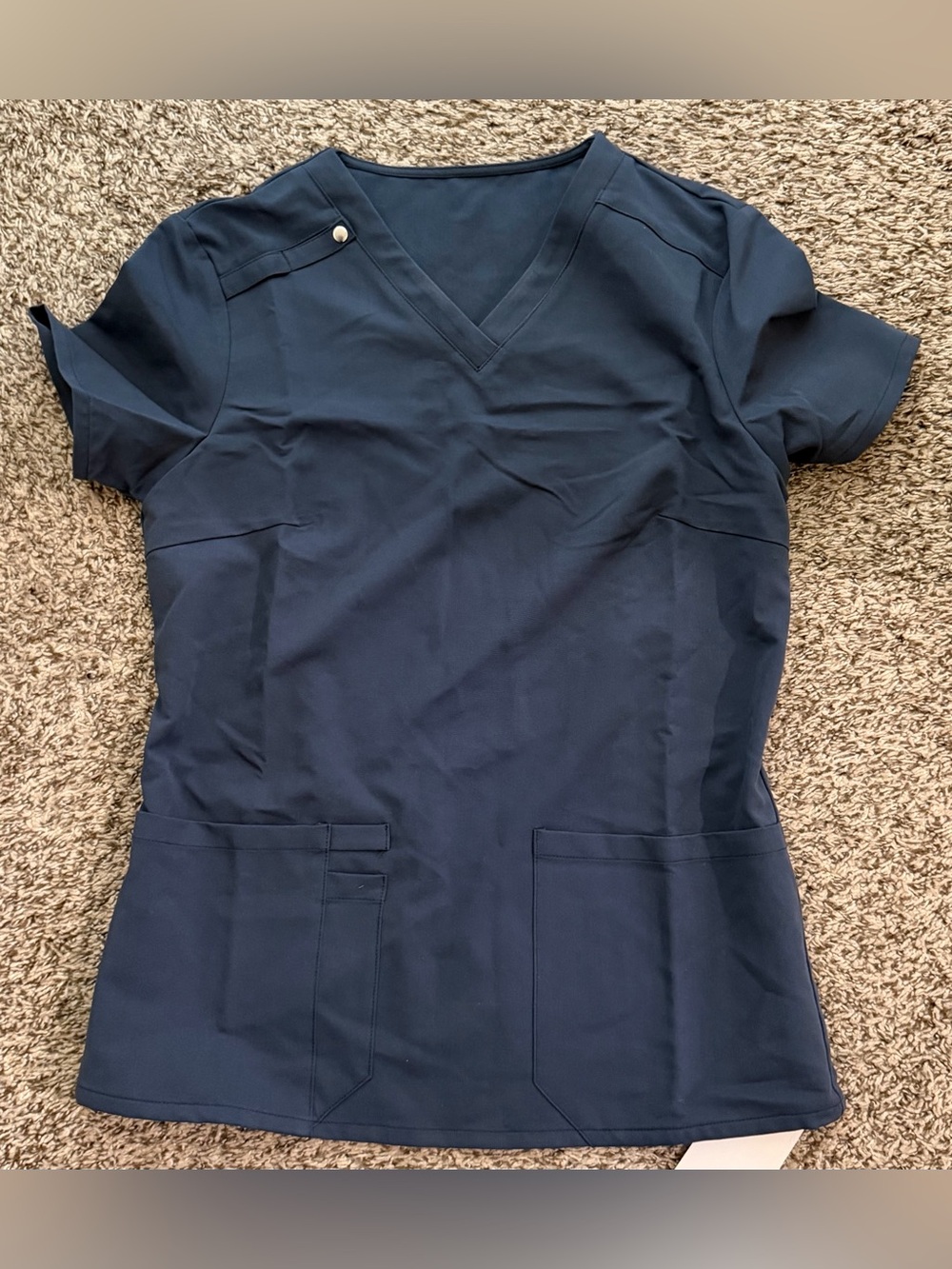 HALARA V-Neck Utility Scrub Top size small NWT